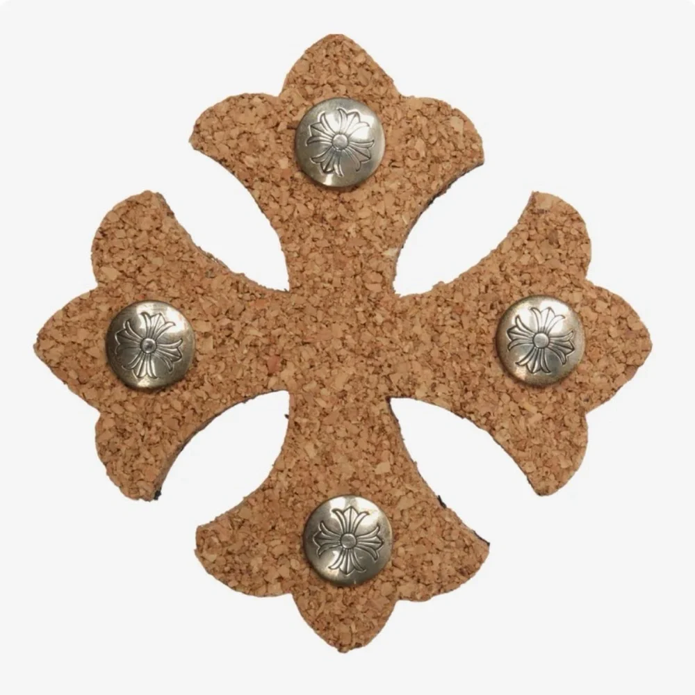 Chrome Hearts 2021 VIP Holiday Gift Cross Cork Pin Board / Drink Coaster